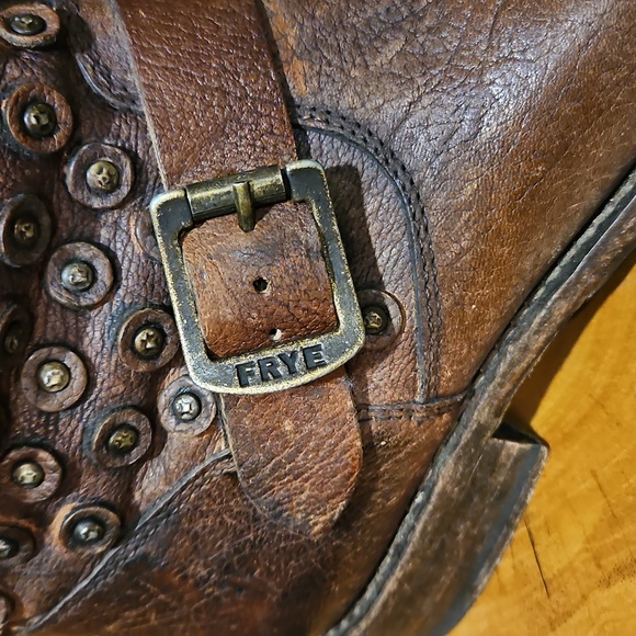 7.5 | Frye Boots Jenna Disc Short Cognac - Picture 9 of 16